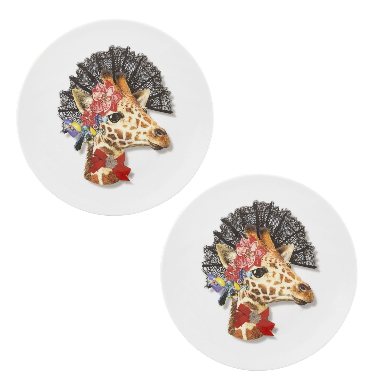 Love Who You Want Doña Jirafa Dessert Plate Set of 2