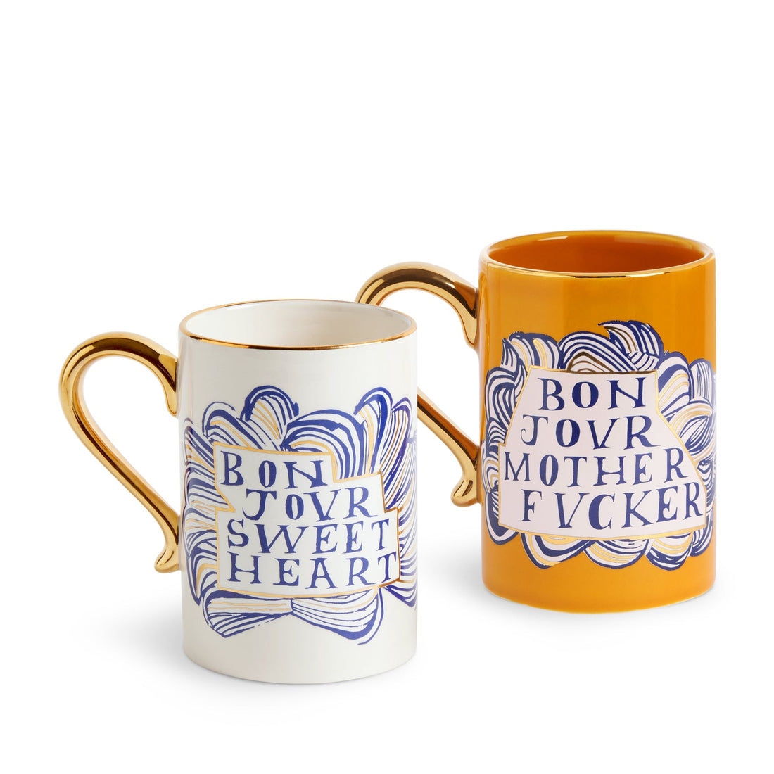 Ruan Hoffmann Sweetheart + Mother Fucker Mugs (Set of 2)