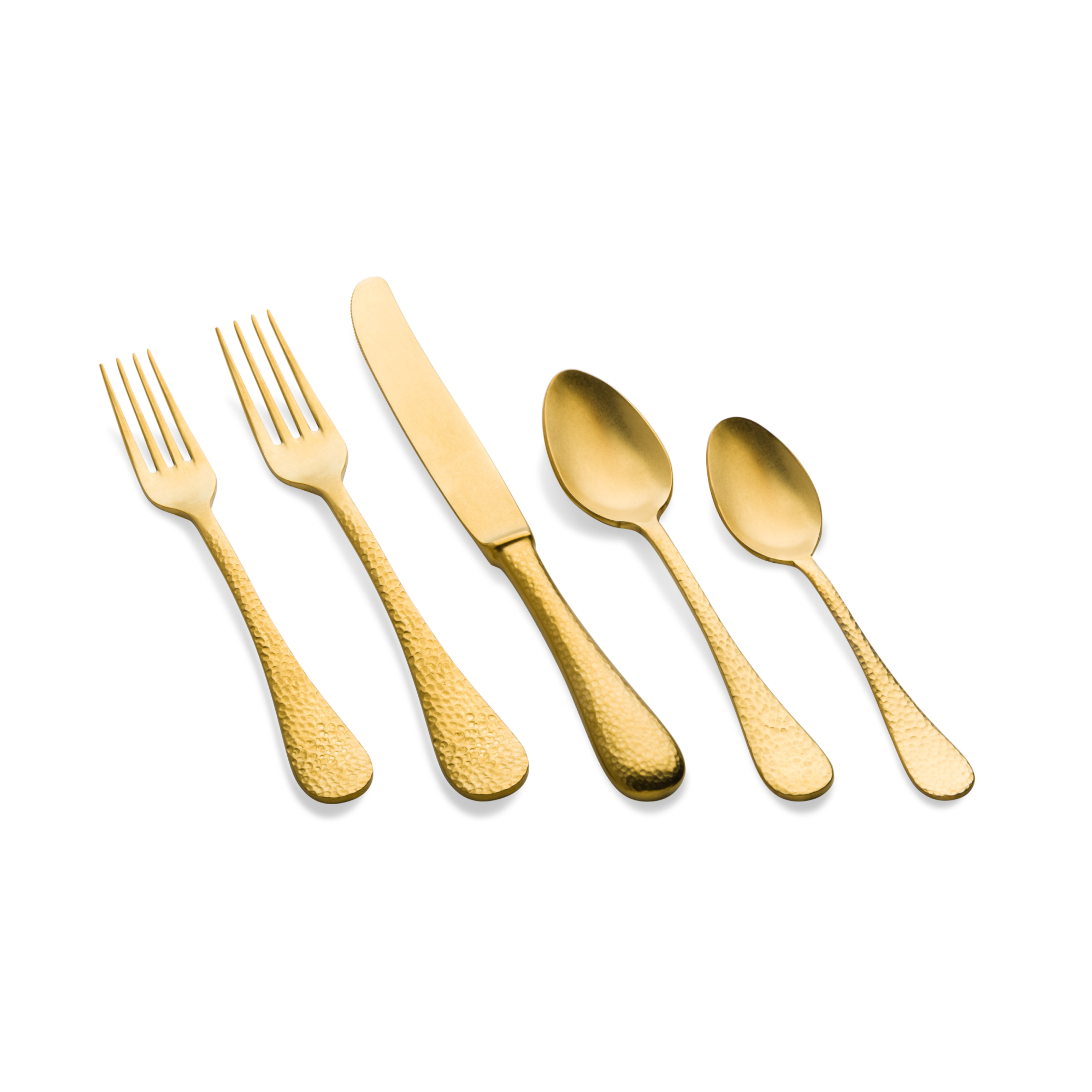 Epoque Pewter Flatware  Set - Gold