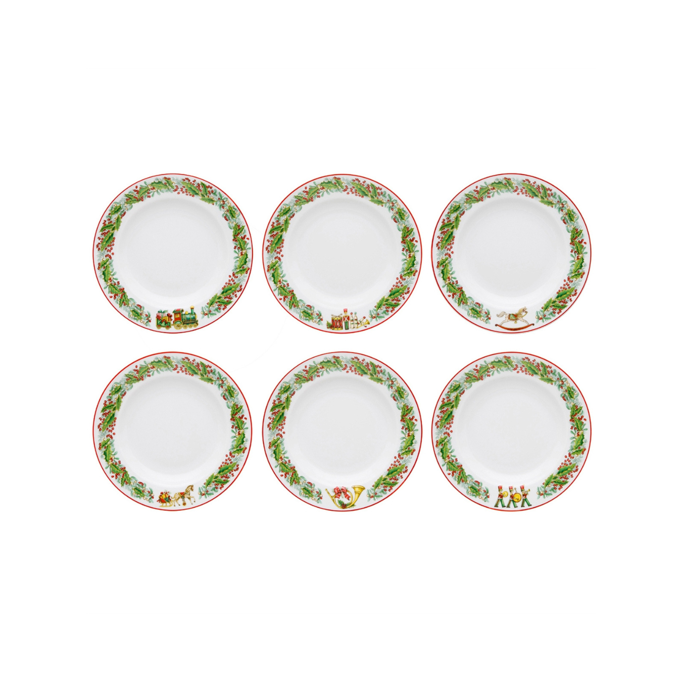 Christmas Magic Soup Plates Set Of 6