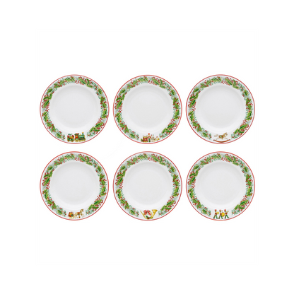 Christmas Magic Soup Plates Set Of 6