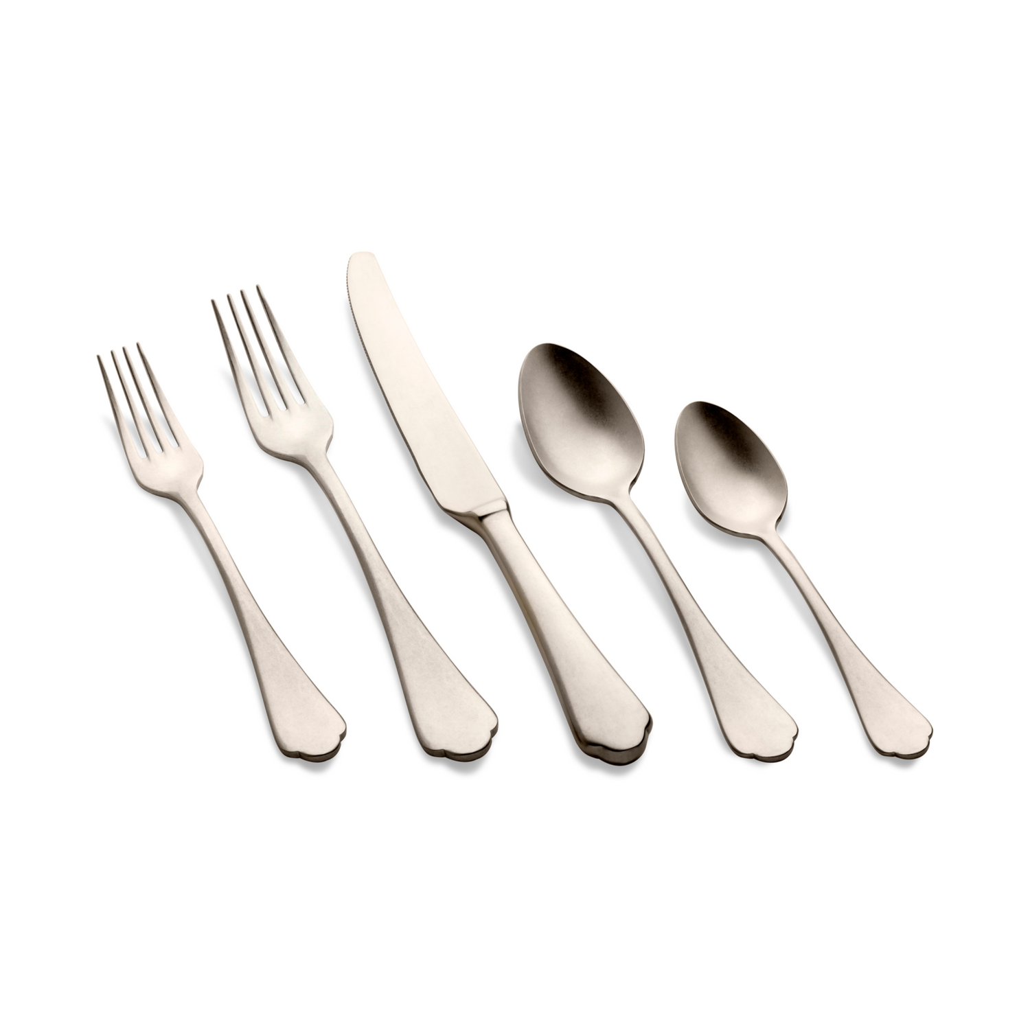 Dolce Vita Pewter Champagne Flatware  Set - 20 Pcs.