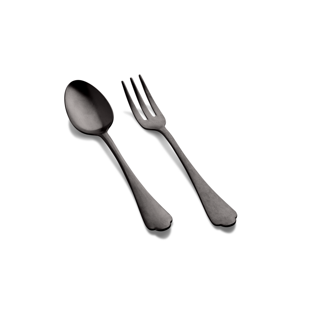 Dolce Vita Pewter Black Serving Set - 2 Pcs.