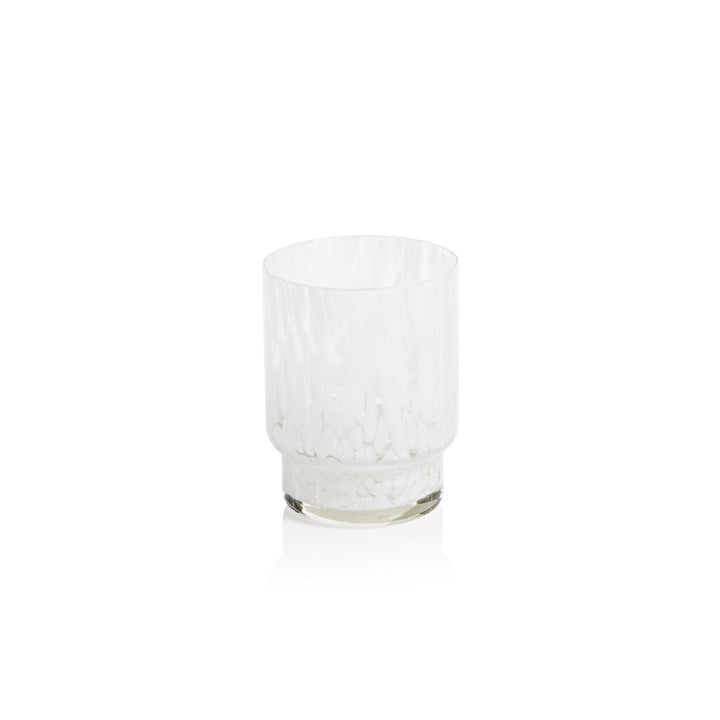 Amalfi Tortoise Glassware - White -Tumbler Set of 6