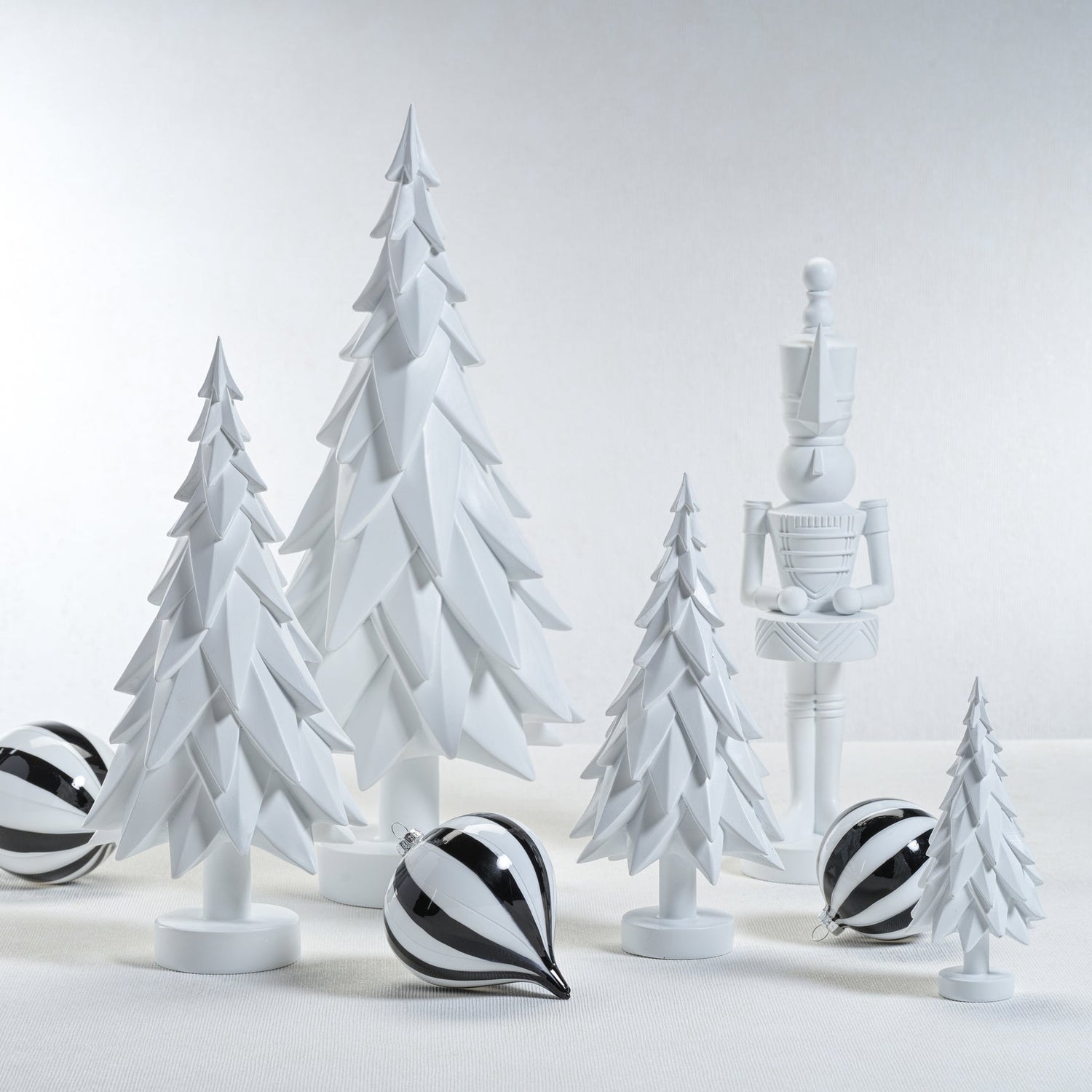 Matt White Decorative Tree