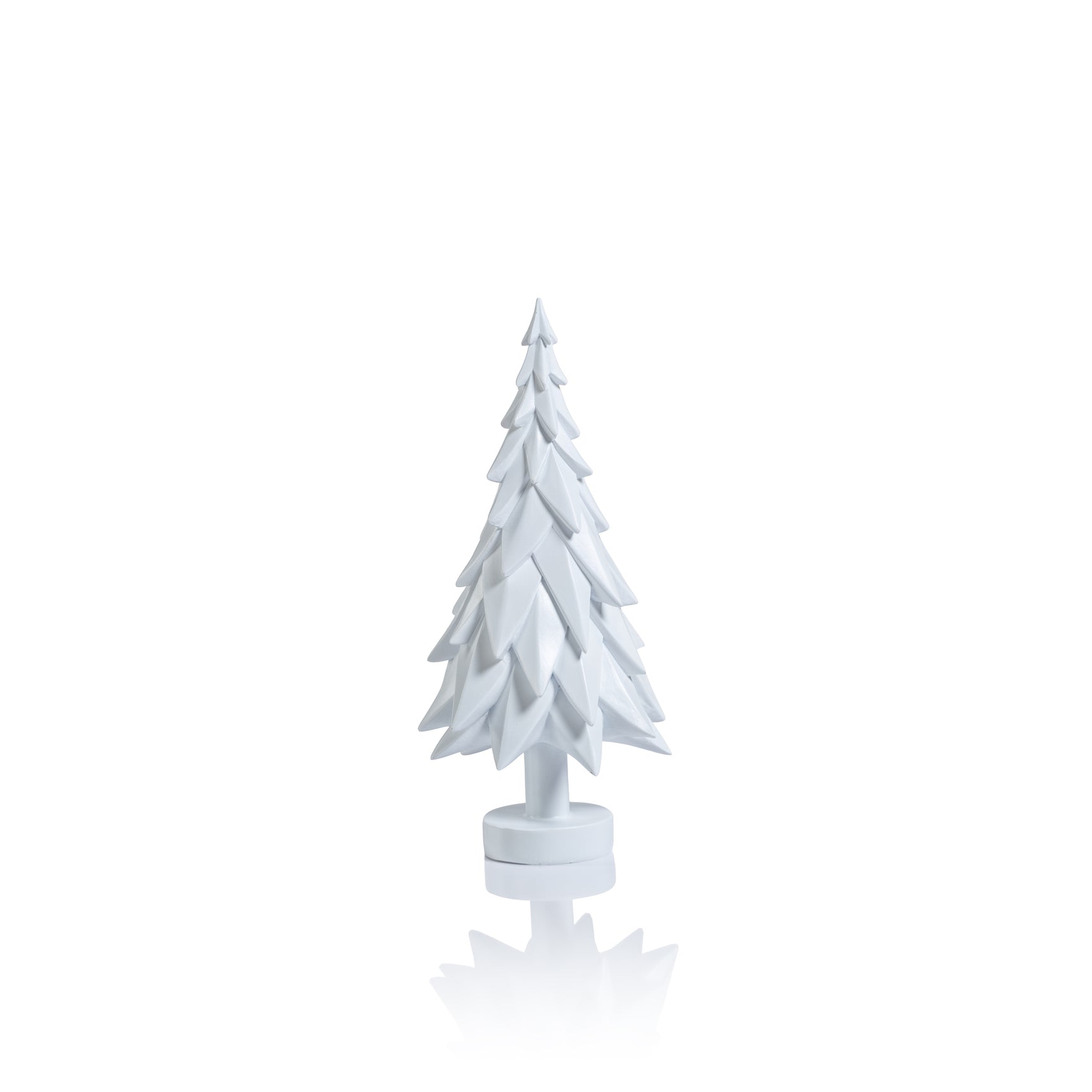 Matt White Decorative Tree