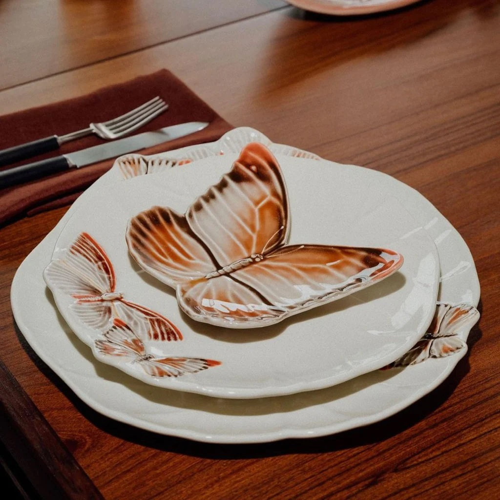 Cloudy Butterflies - Dessert Plate