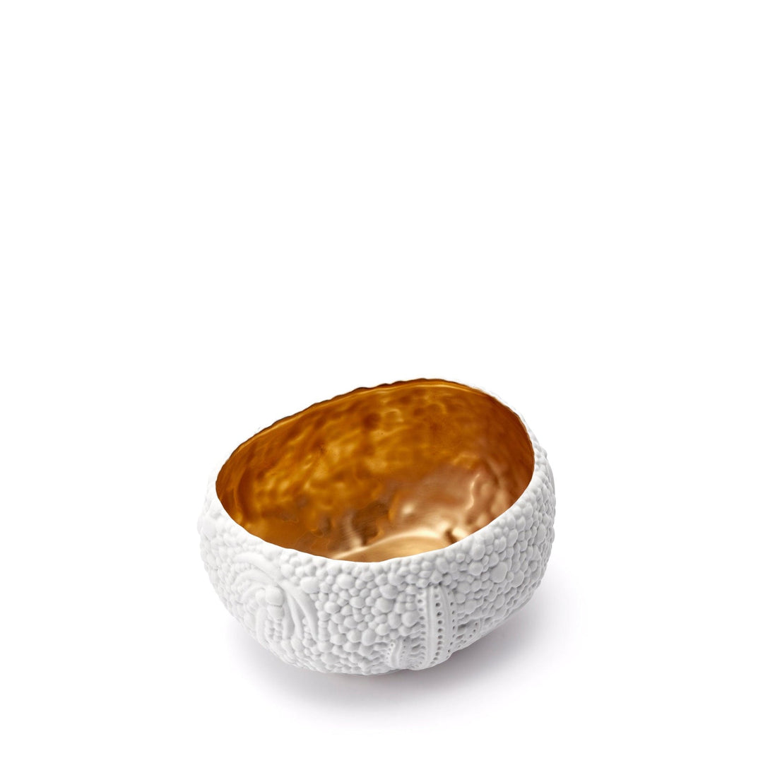 Haas Mojave Desert Bowl - Small - White + Gold
