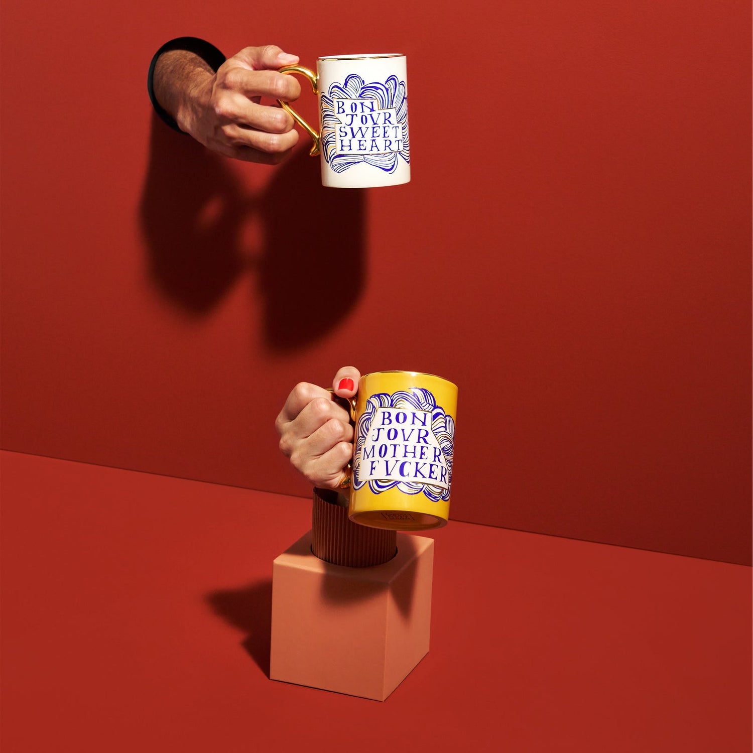 Ruan Hoffmann Sweetheart + Mother Fucker Mugs (Set of 2)