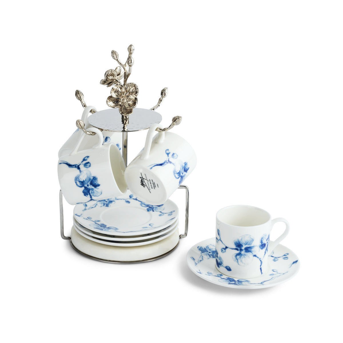 Blue Orchid Demitasse - Set