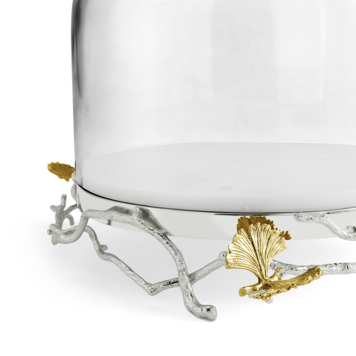 Butterfly Ginkgo Luxe Cake Stand with Dome