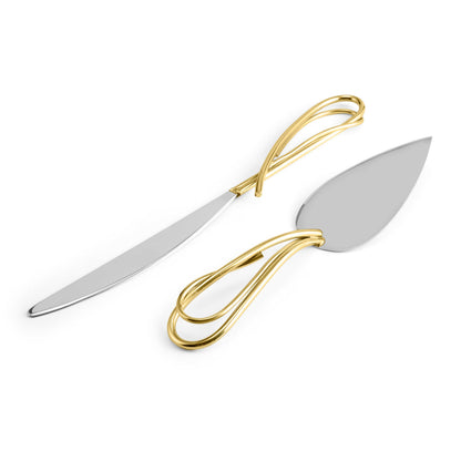 Calla Lily Cake Knife &amp; Server Set