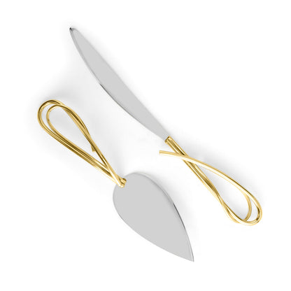 Calla Lily Cake Knife &amp; Server Set