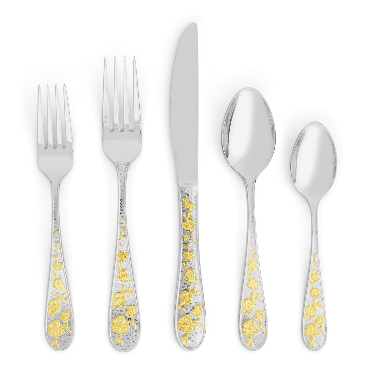 Orchid Flatware - Gold