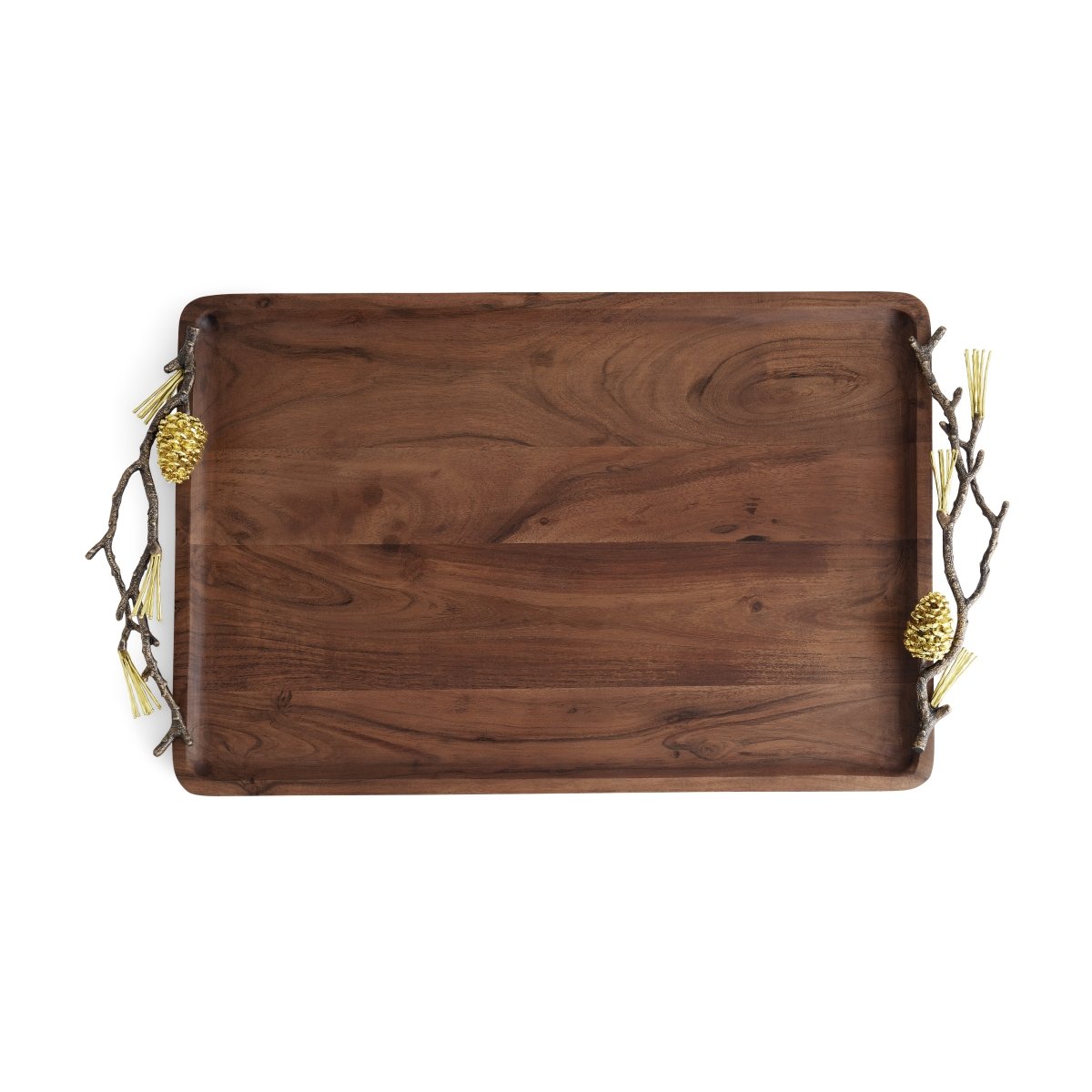 Pine Cone Medium Wood Tray