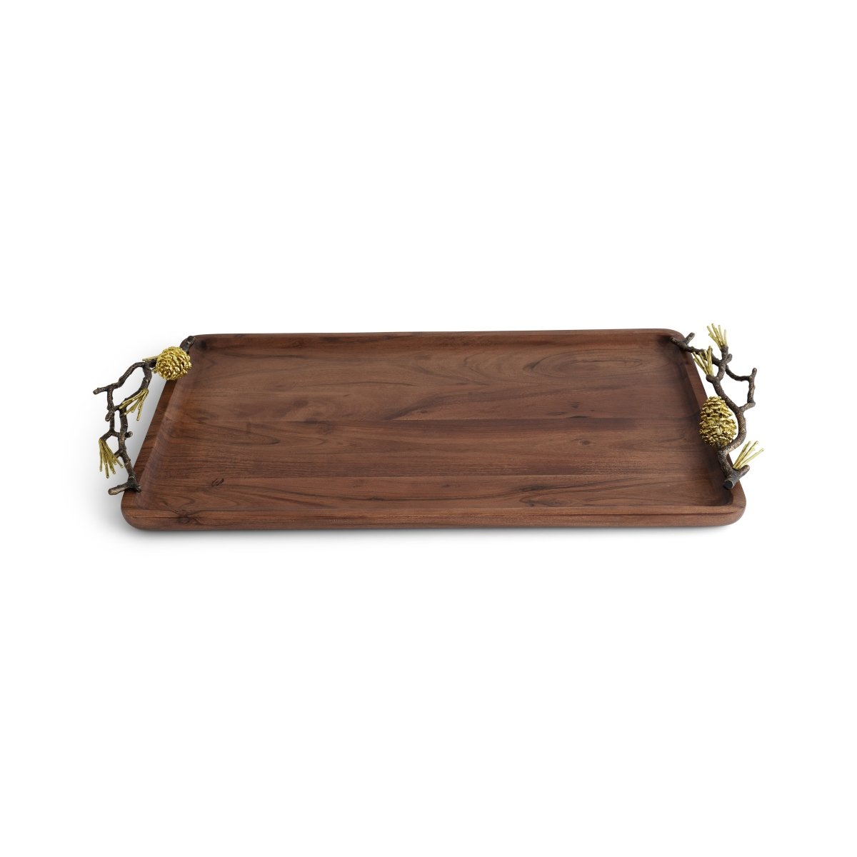 Pine Cone Medium Wood Tray