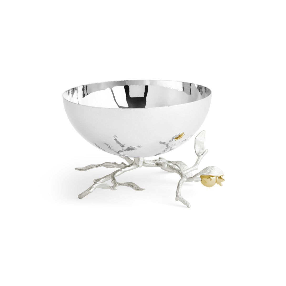 Pomegranate Silver &amp; Gold Small Bowl