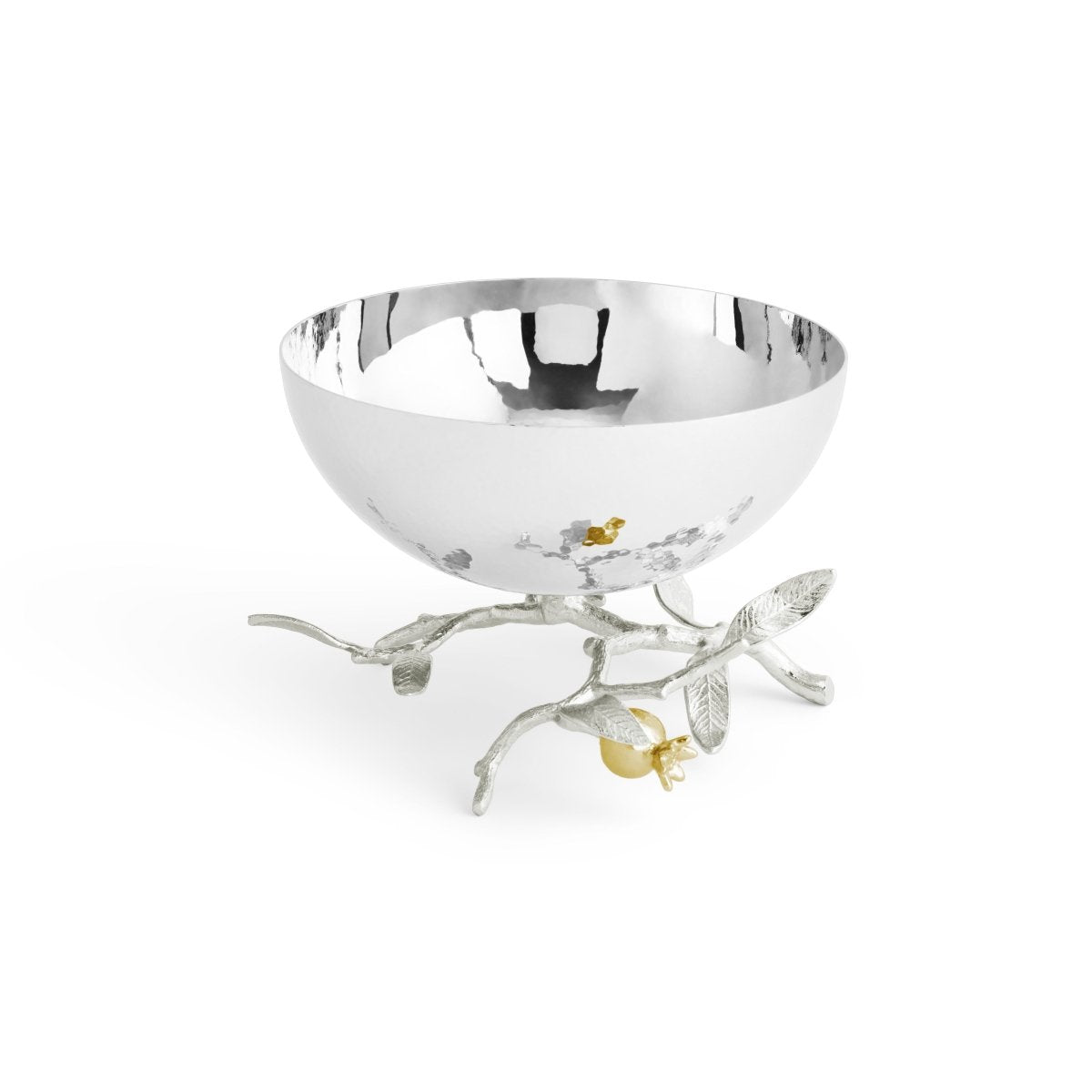 Pomegranate Silver &amp; Gold Small Bowl