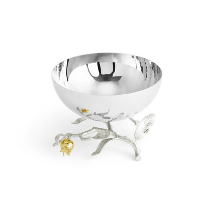 Pomegranate Silver &amp; Gold Small Bowl