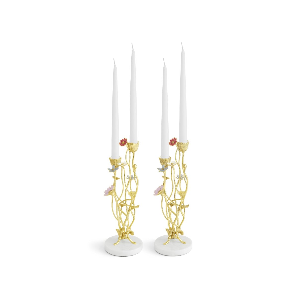 Wildflowers Candleholders S/2