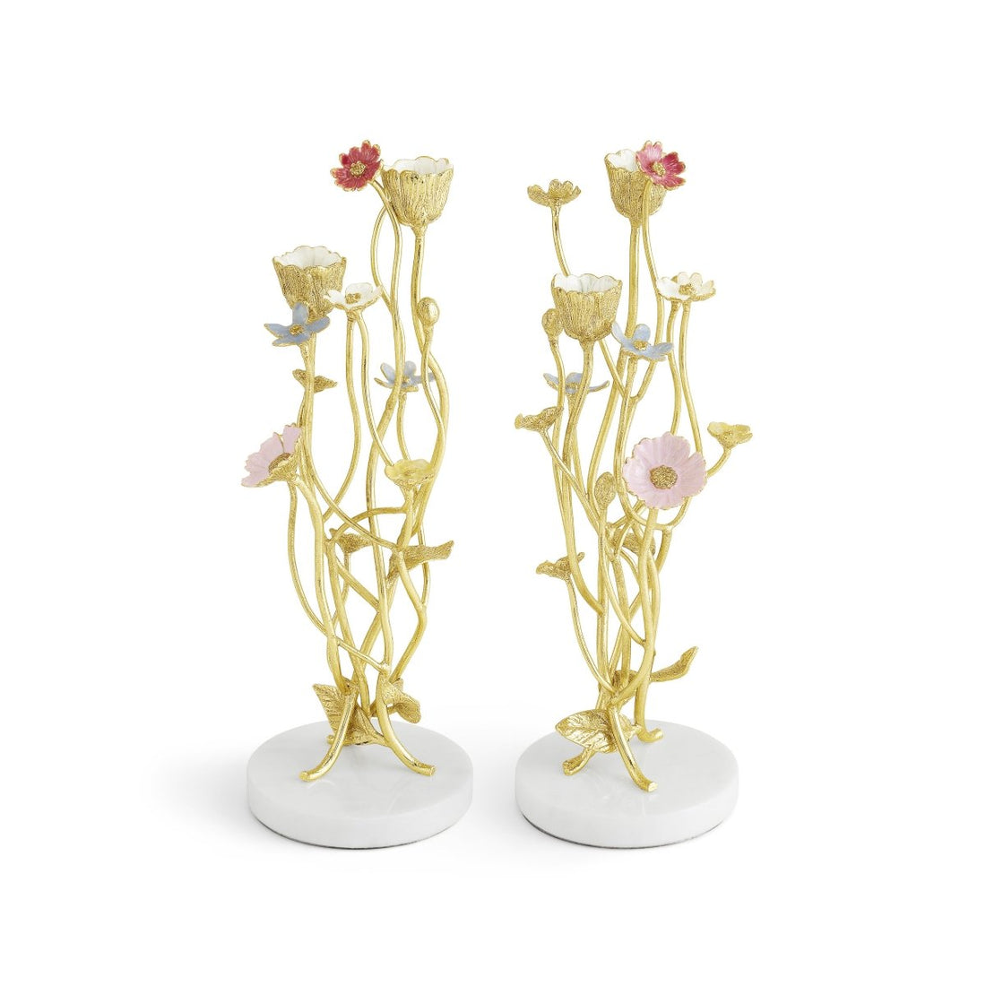 Wildflowers Candleholders S/2