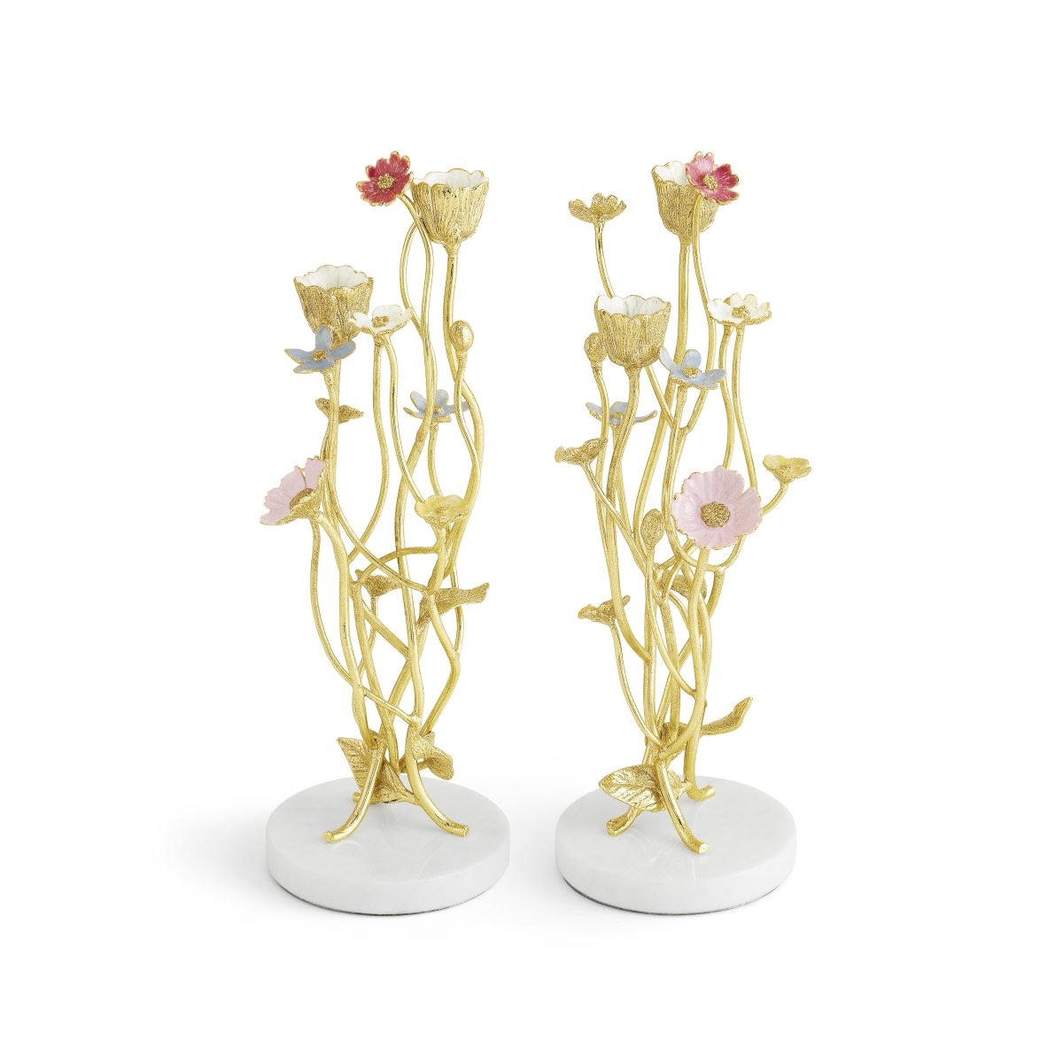 Wildflowers Candleholders S/2