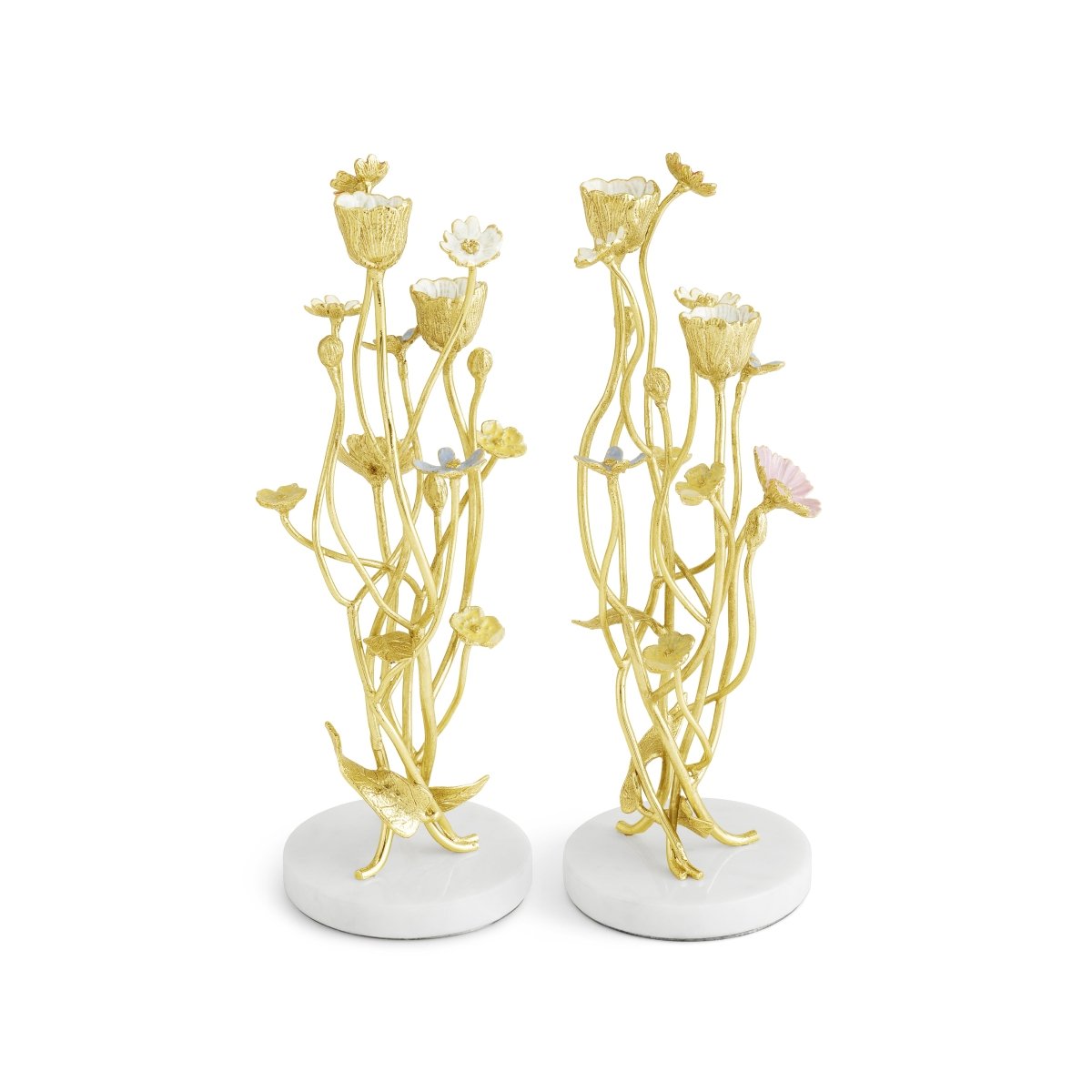 Wildflowers Candleholders S/2