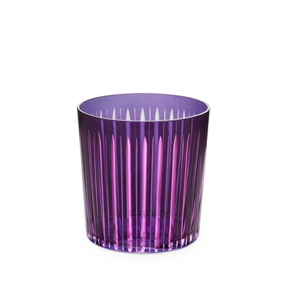 Prism Double Old Fashioned Glasses - Purple(Set of 4)