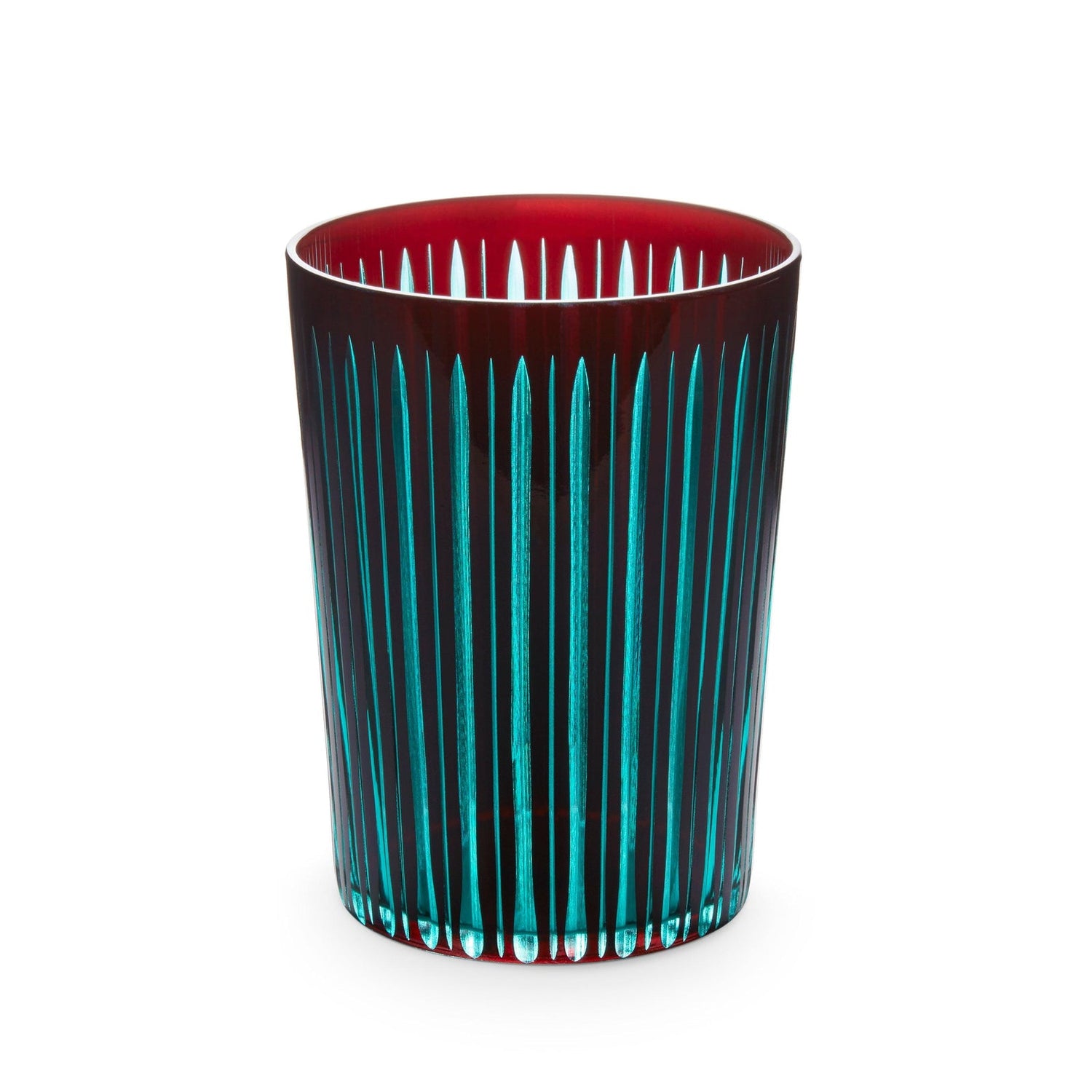 Prism Highball Glasses-Bordeaux (Set of 4)