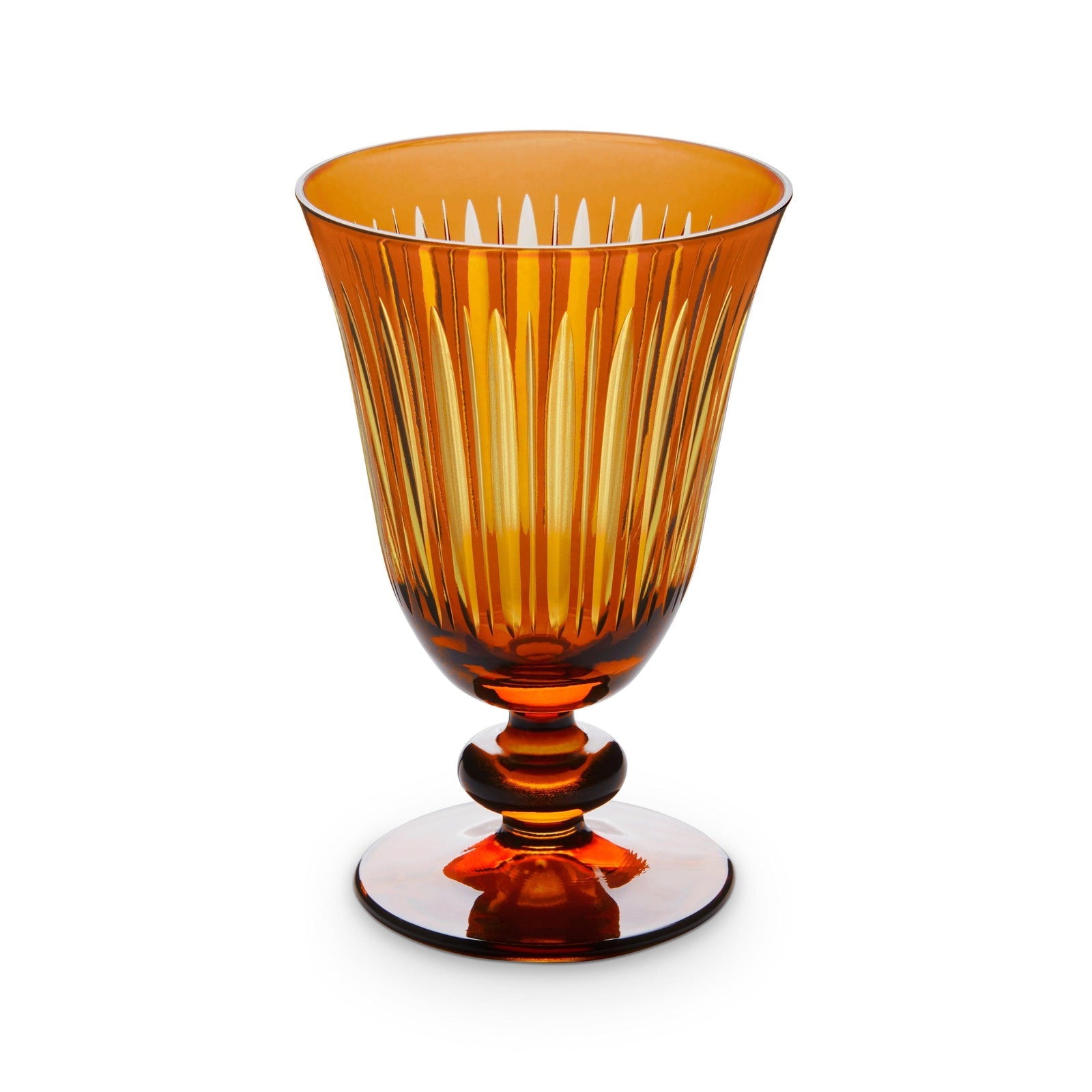 Prism Wine Glasses - Amber (Set of 4)