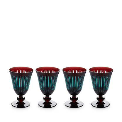 Prism Wine Glasses - Bordeaux (Set of 4)