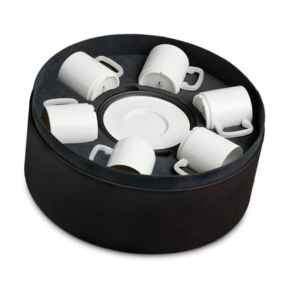 Soie Tressée Espresso Cup + Saucer (Set of 6)