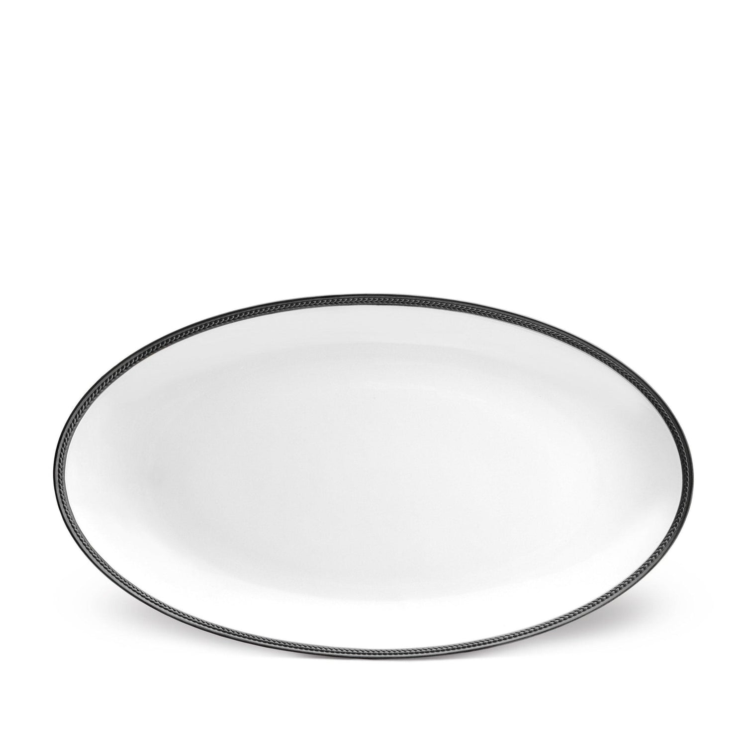 Soie Tressée Oval Platter - Large