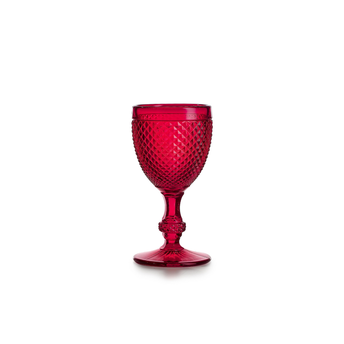 BICOS VERMELHO SET OF 4 WINE GOBLETS RED