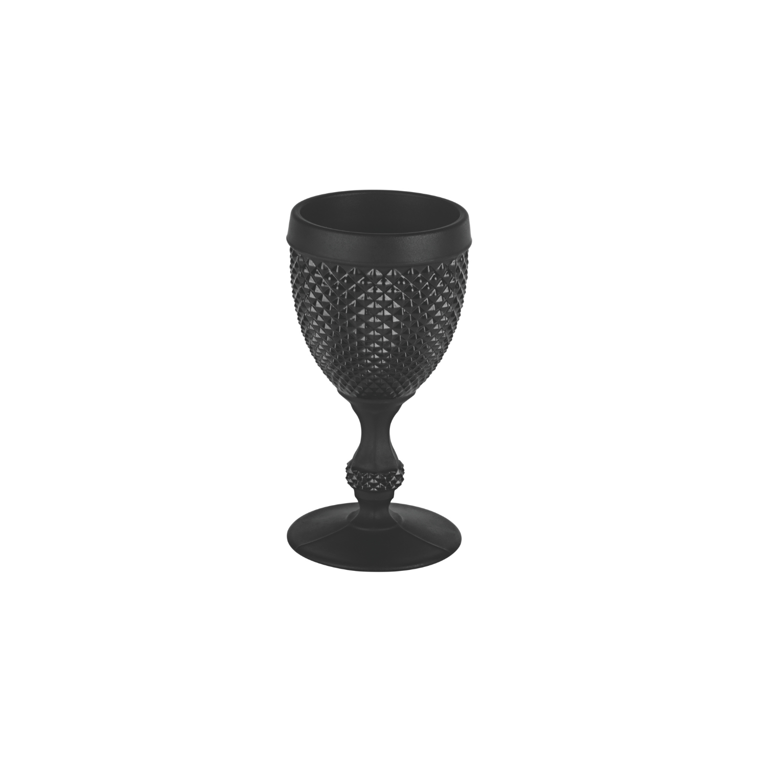 BICOS SET OF 4 GOBLET BLACK