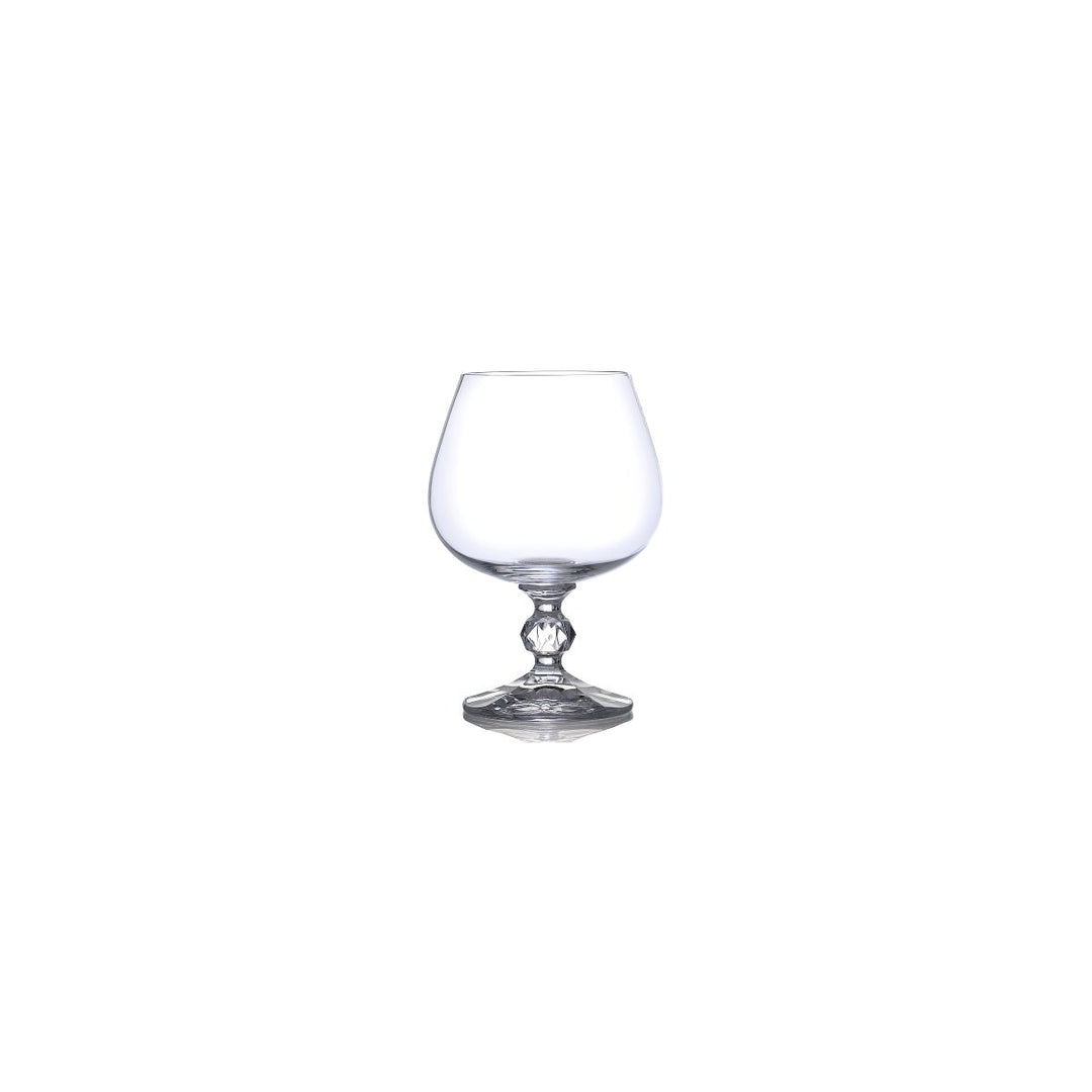 Claudia - Bohemia Cognac Glass w/Stem 6pc Set