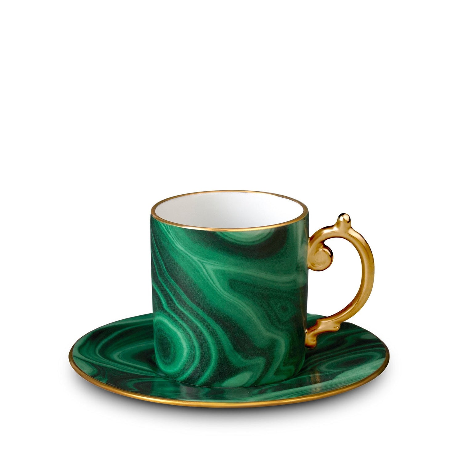 Malachite Espresso Cup + Saucer