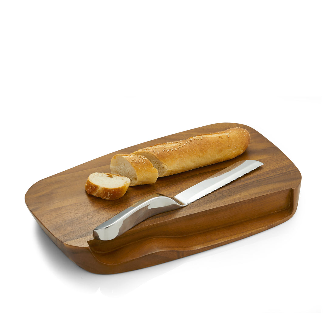 Blend Bread Board w/ Knife - 17.5"