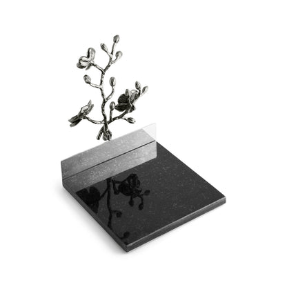 Black Orchid Dinner Napkin Holder
