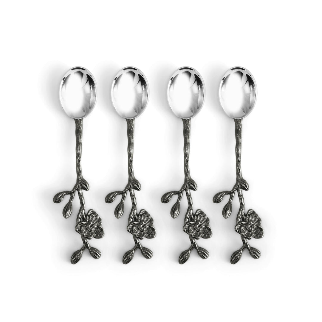 Black Orchid Hor D'oeuvres Set - Spoons
