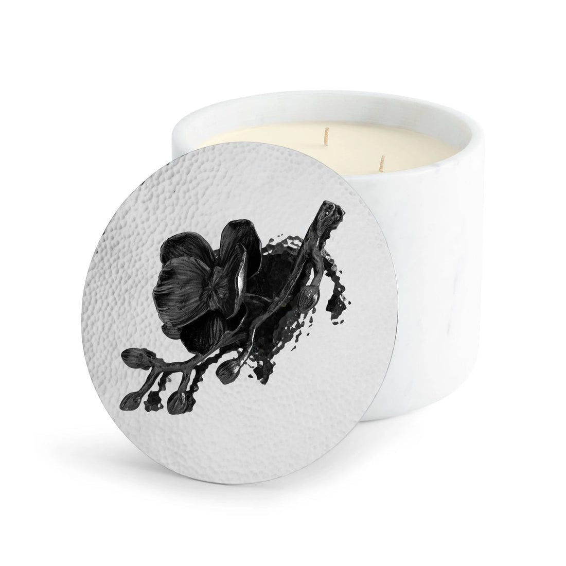 Black Orchid Marble Candle - LG