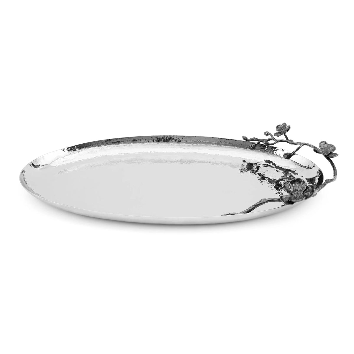 Black Orchid Oval Platter - Medium