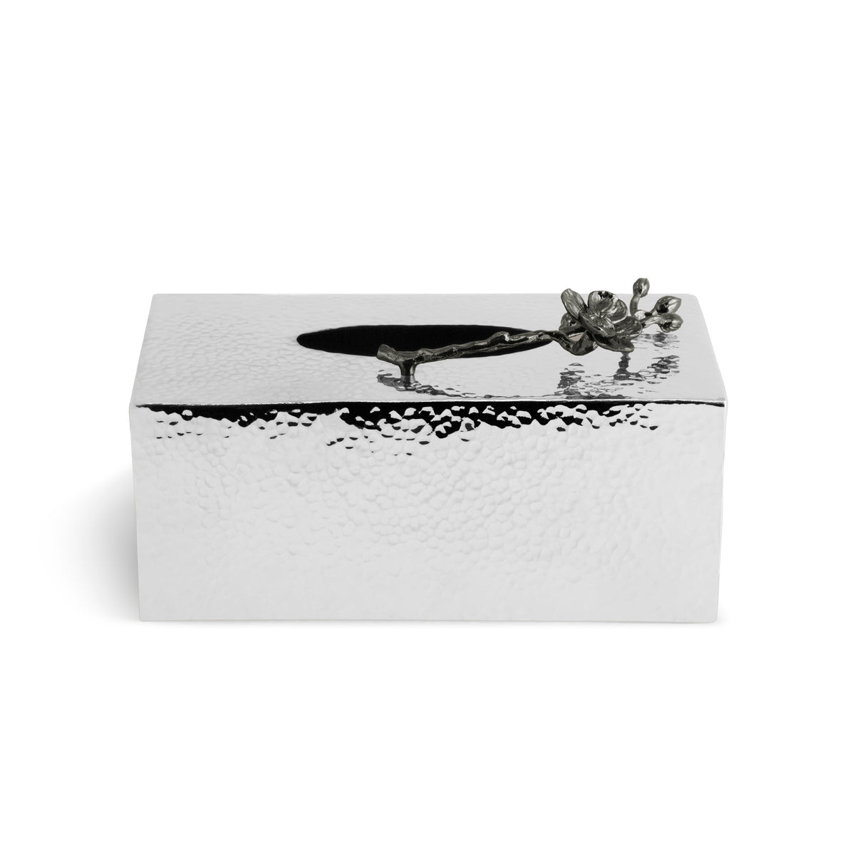 Black Orchid Rectangular Tissue Box Holder