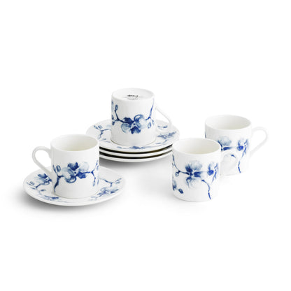 Blue Orchid Demitasse - Set