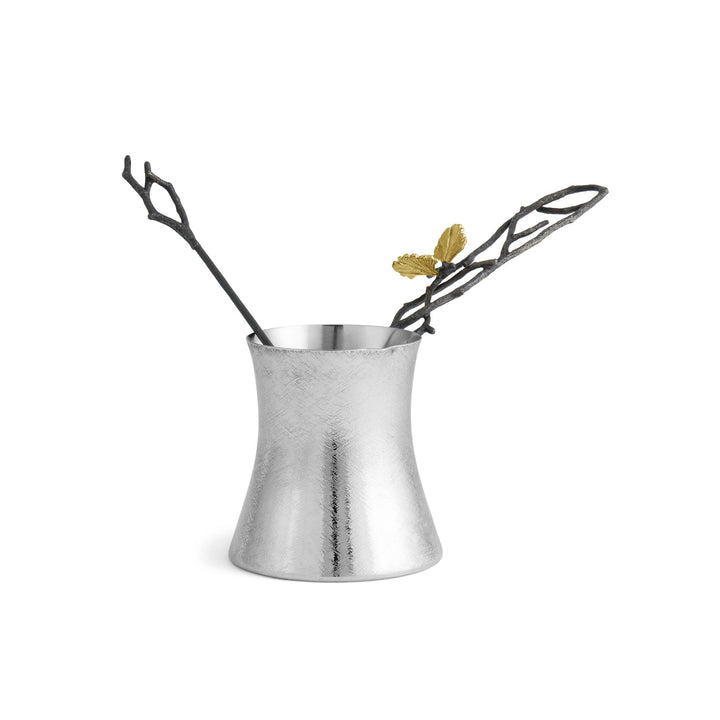 Butterfly Ginkgo Coffee Pot w/ Spoon - Large