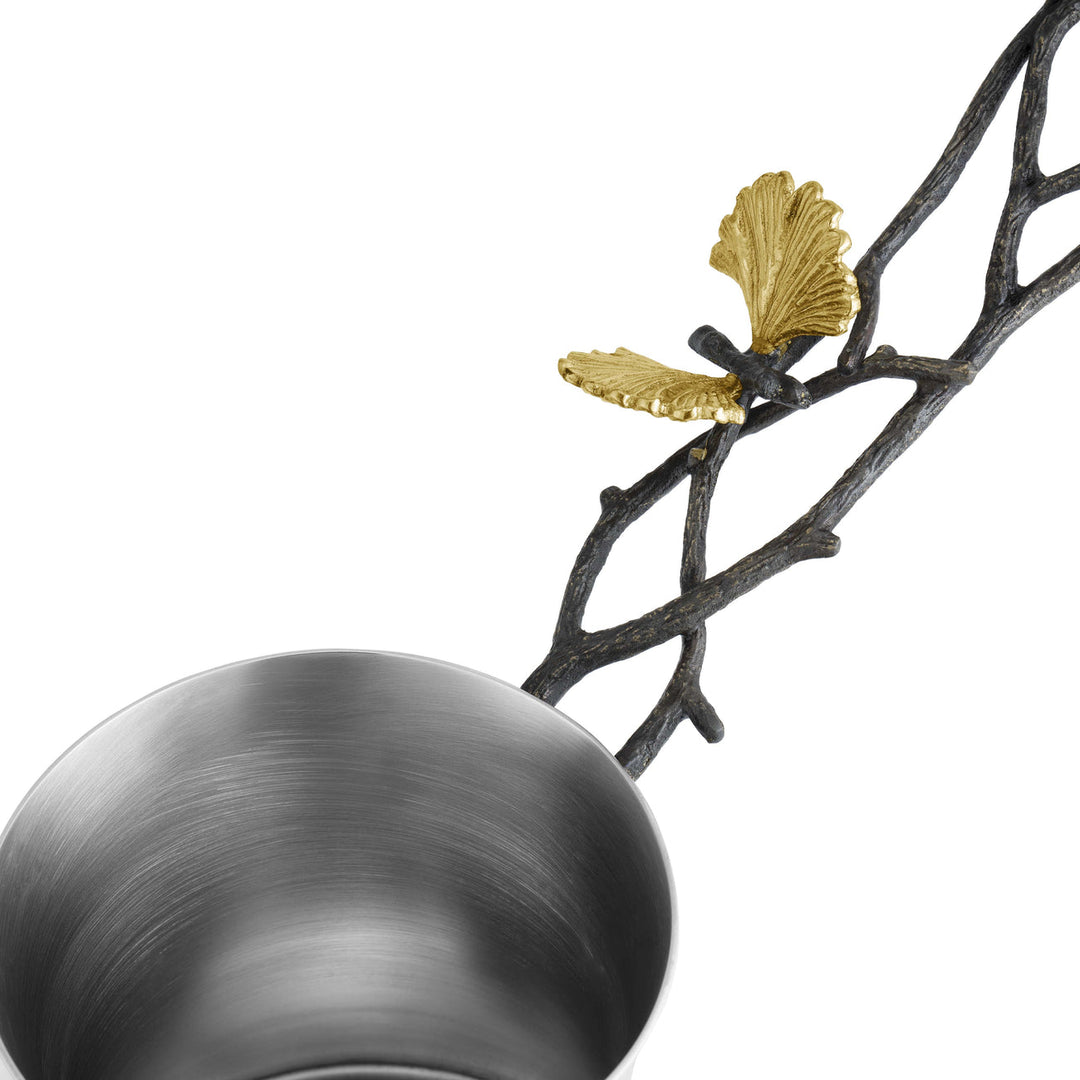 Butterfly Ginkgo Coffee Pot w/ Spoon - Large