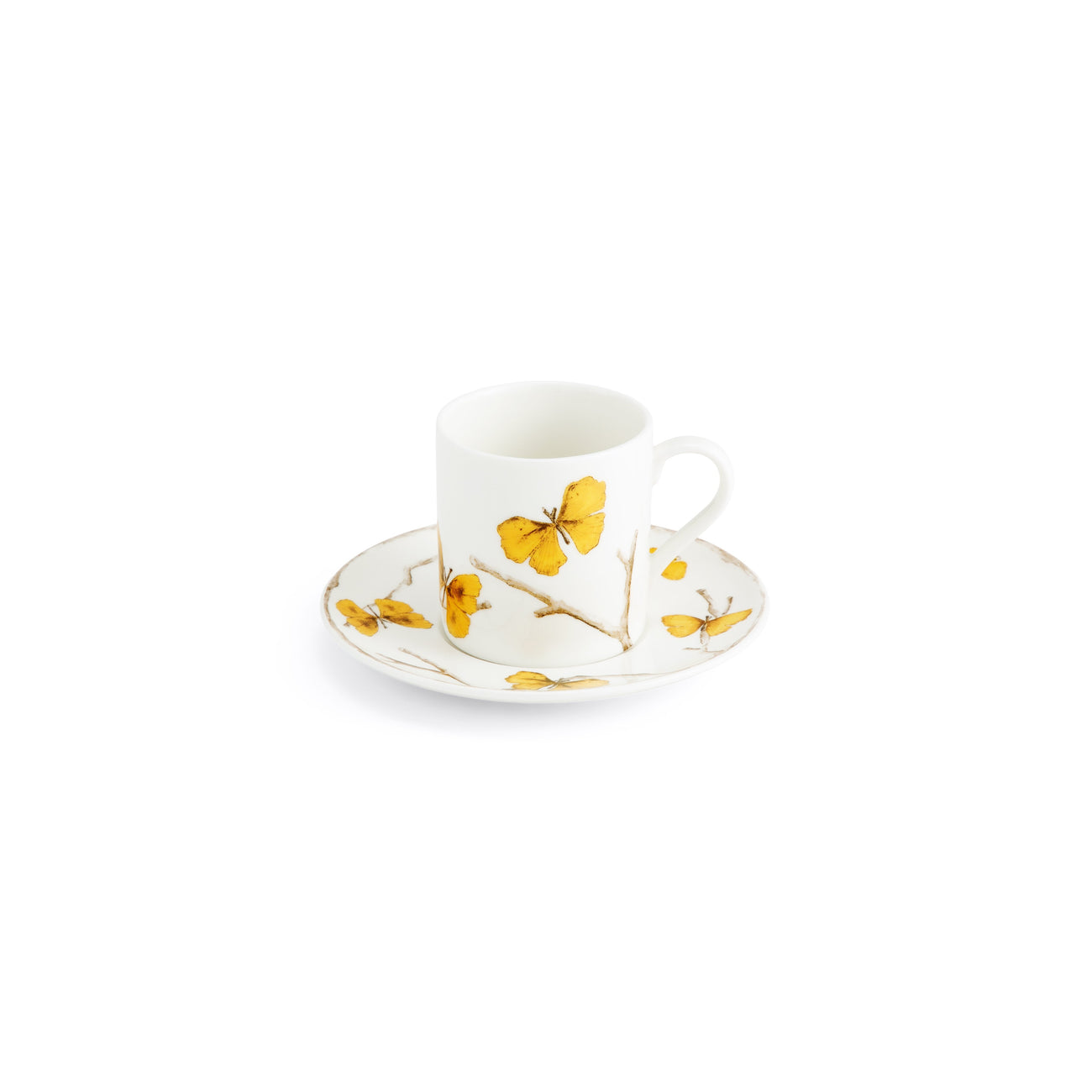 Butterfly Ginkgo Gold Demitasse - Set