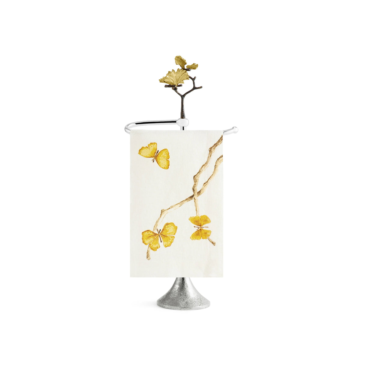 Butterfly Ginkgo Fingertip - Stand w/ Towel