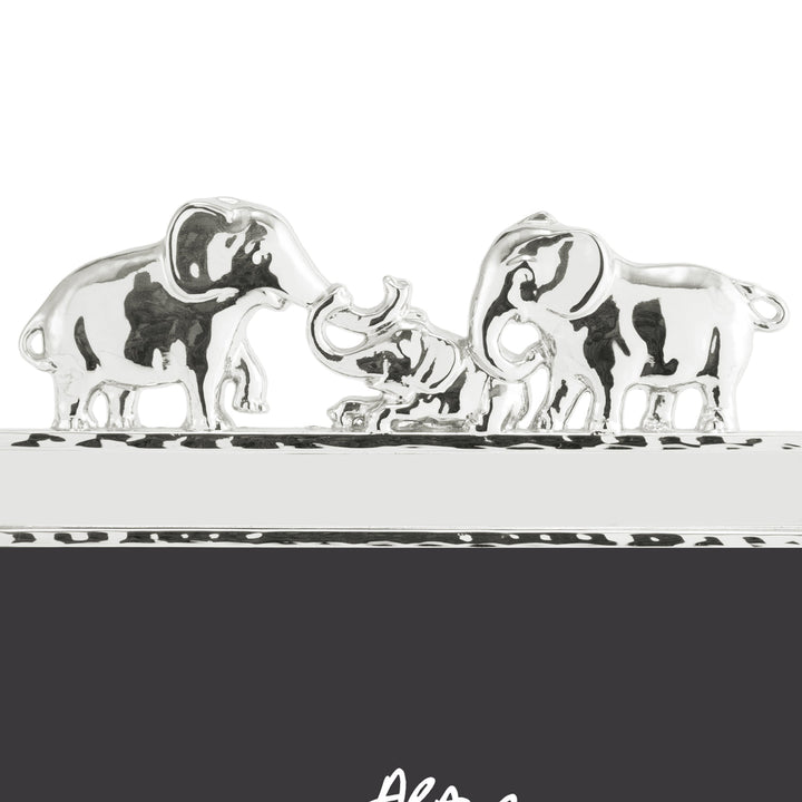 Elephant Frame 4x6 - Silver