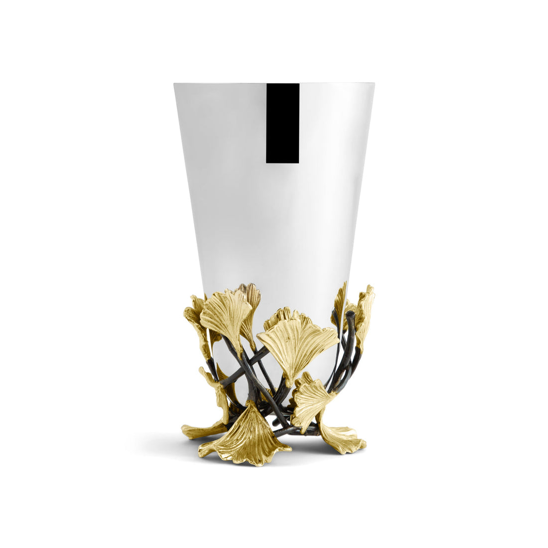 Golden Ginkgo Vase - Medium